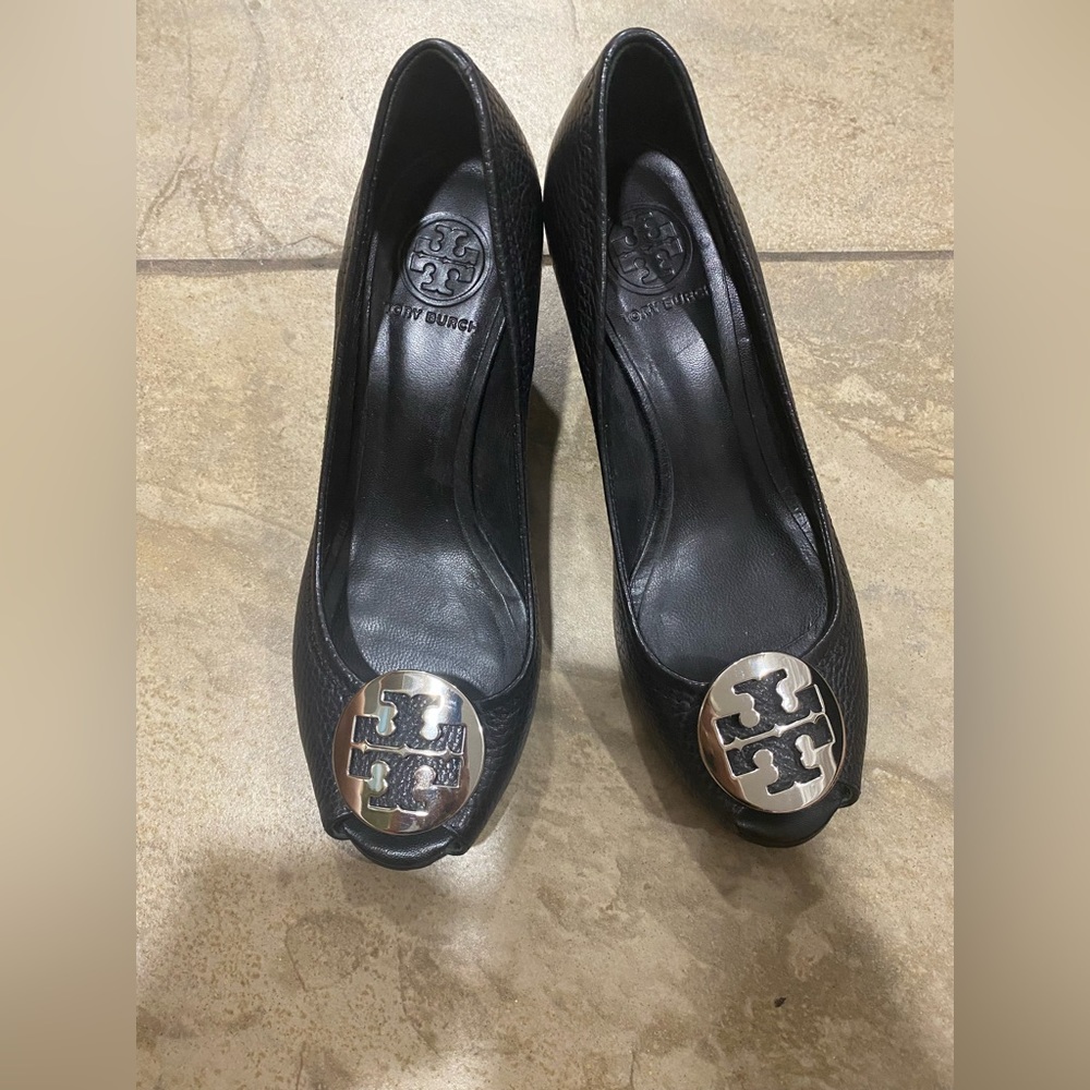 Tory Burch leather wedge
